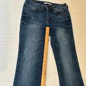 SO Bootcut Low Rise Denim Jeans Women's 1/25 Regular Blue Medium Wash